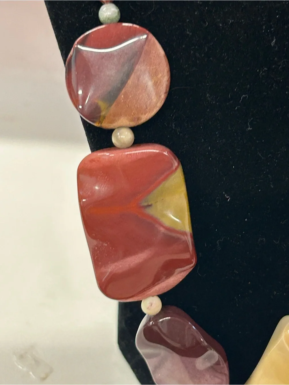 Jay King Mine Finds Mookaite Jasper chunk statement necklace